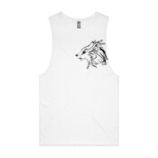 Gray Wolf (Canis Lupus) - Men's Barnard Tank Tee by AS Colour