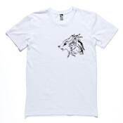 Gray Wolf (Canis Lupus) - Men's Premium Quality T Shirt by 'As Colour ' SPECIAL